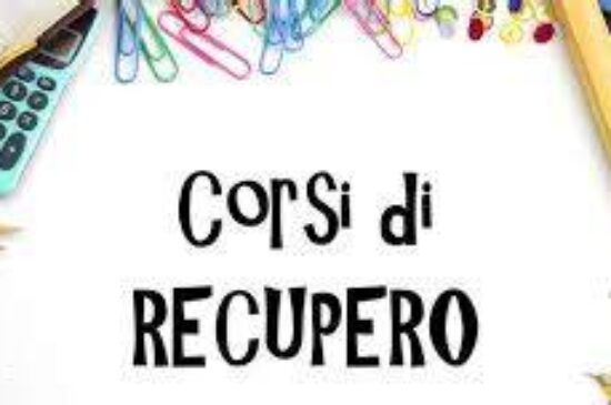 Scuola Secondaria – Corsi di recupero SET 2026